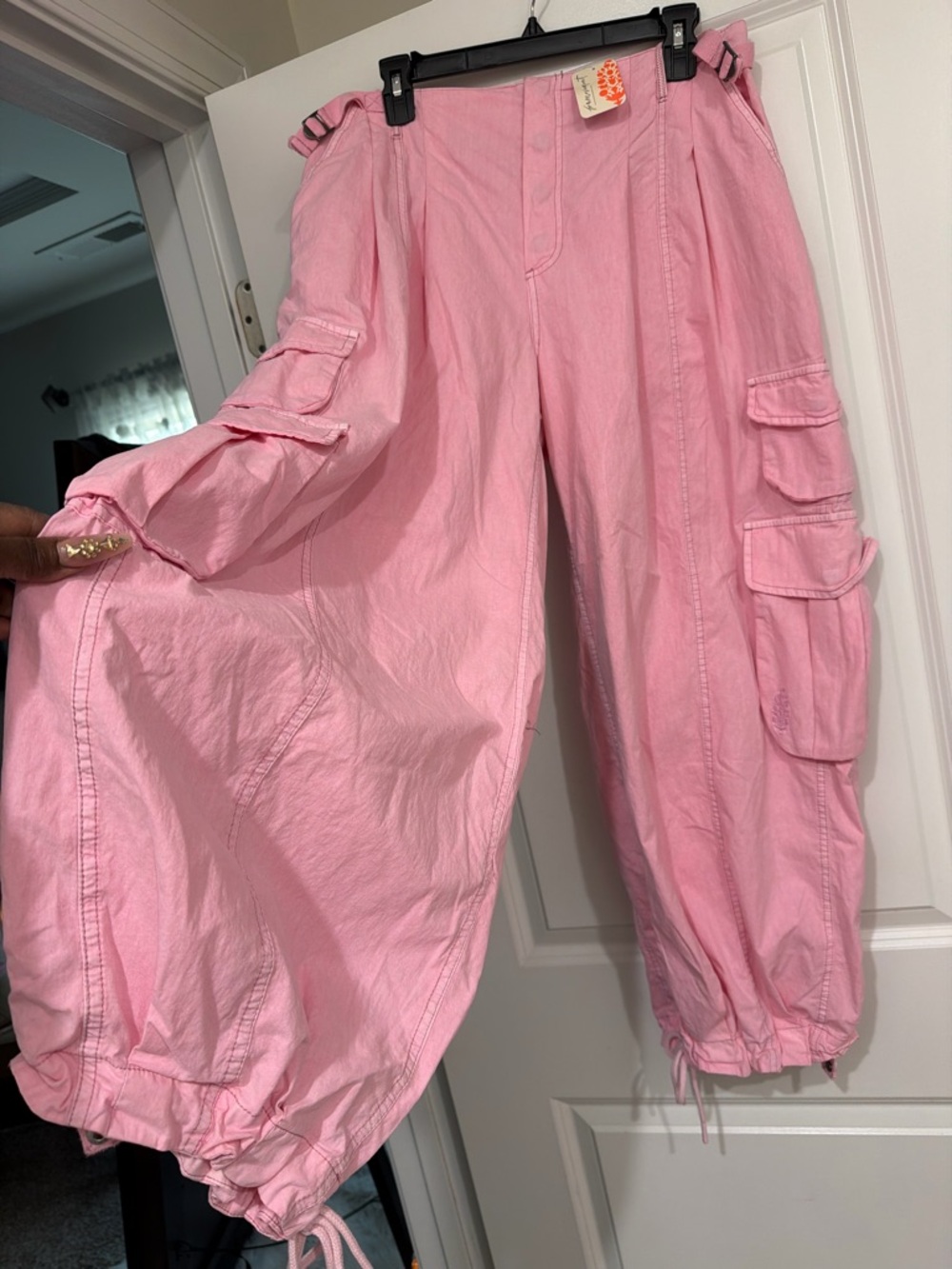 Free People Charmer Utility Pants 🔥 Size Xl - Picture 2 of 3